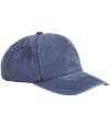 BB657 (B657) (BC657) Relaxed 5 Panel Vintage Cap Vintage Denim colour image